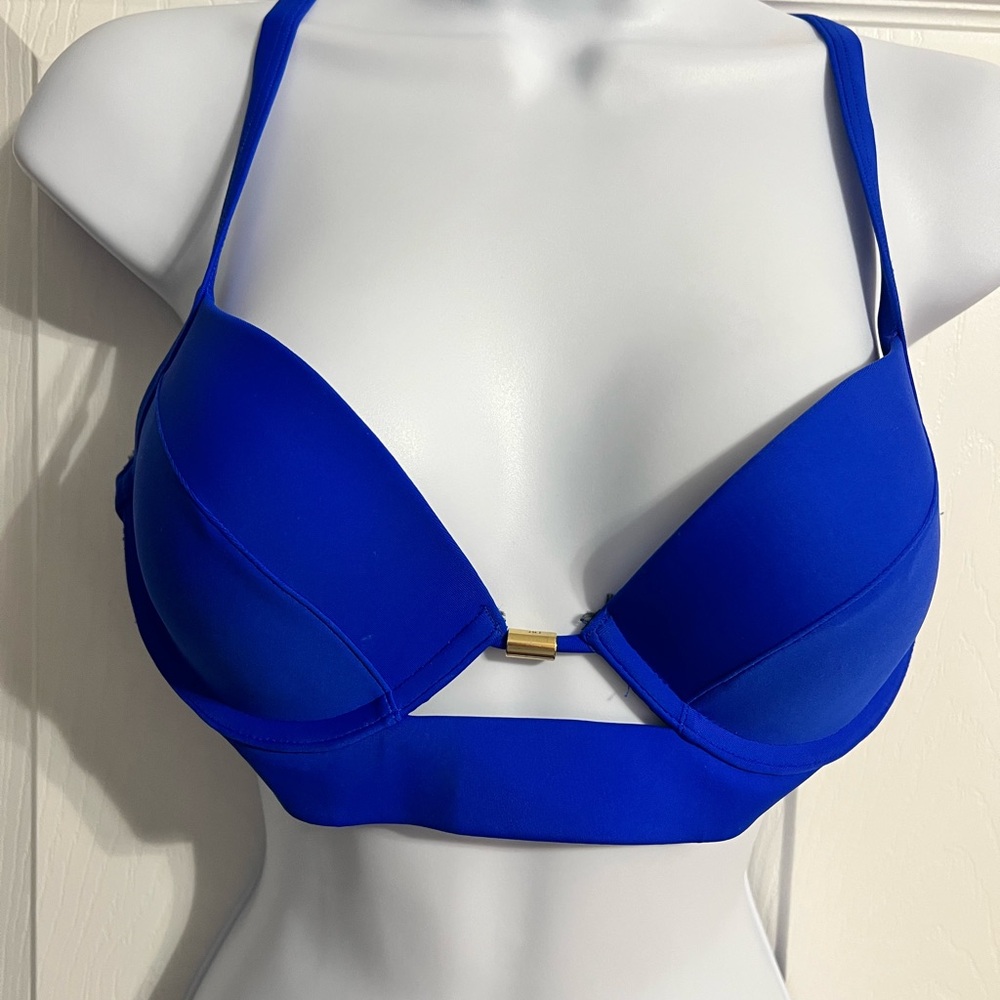Abercrombie & Fitch Blue bikini bathing suit top